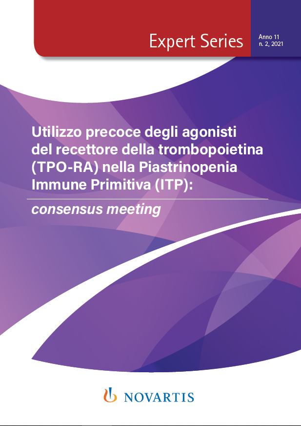 Utilizzo precoce degli agonisti del recettore della trombopoietina (TPO-RA) nella Piastrinopenia Immune Primitiva (ITP): consensus meeting